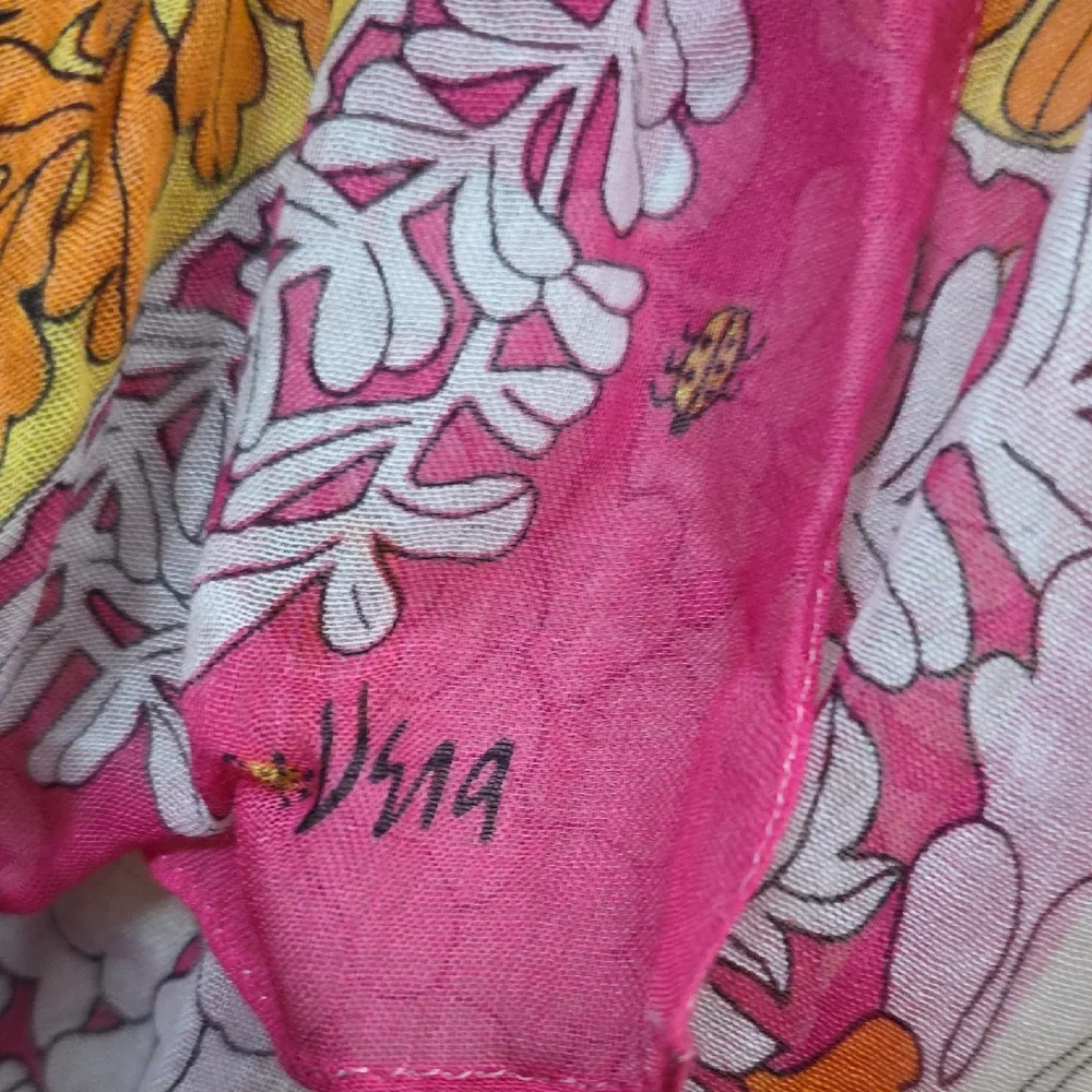 Vera Pink and Orange Scarf, 20